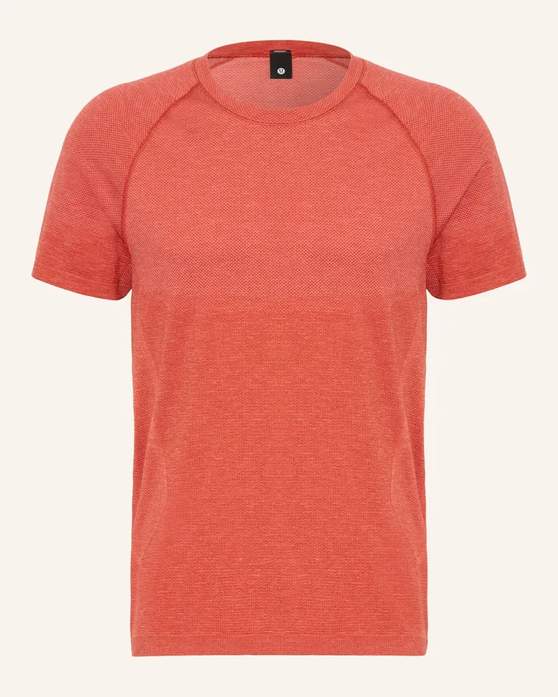 LULULEMON T-Shirt MENTAL VENT TECH Hellrot