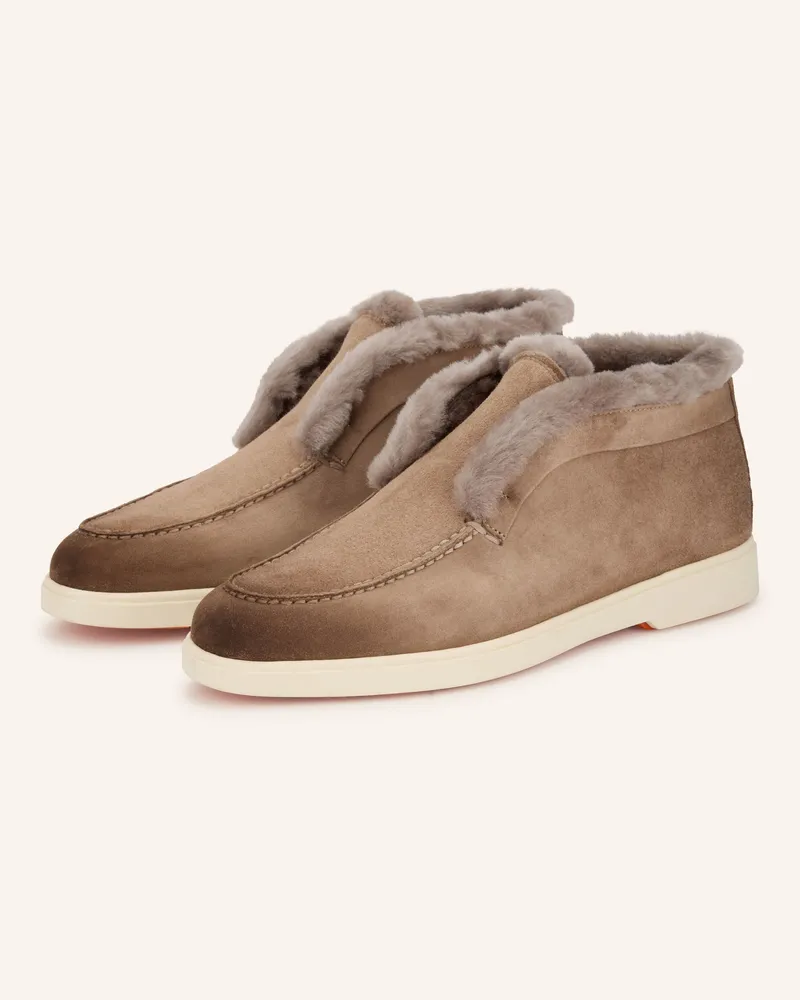 Santoni Boots braun Braun