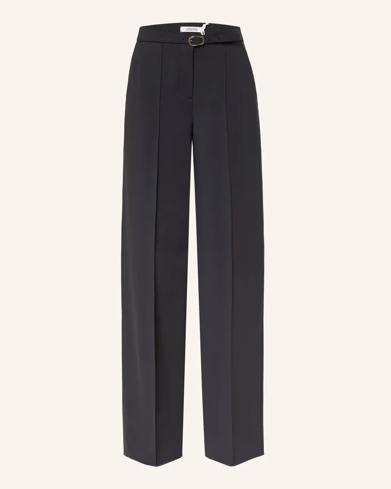 Dorothee Schumacher Marlenehose Emotional Essence blau Dunkelblau