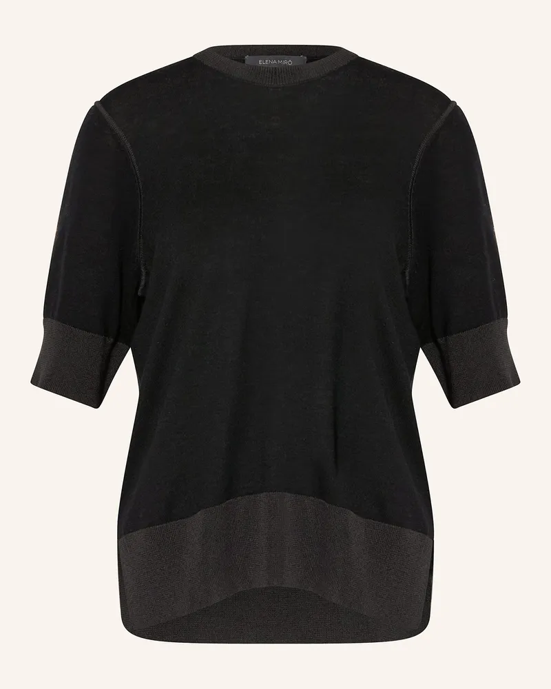 Elena Mirò Strickshirt Schwarz
