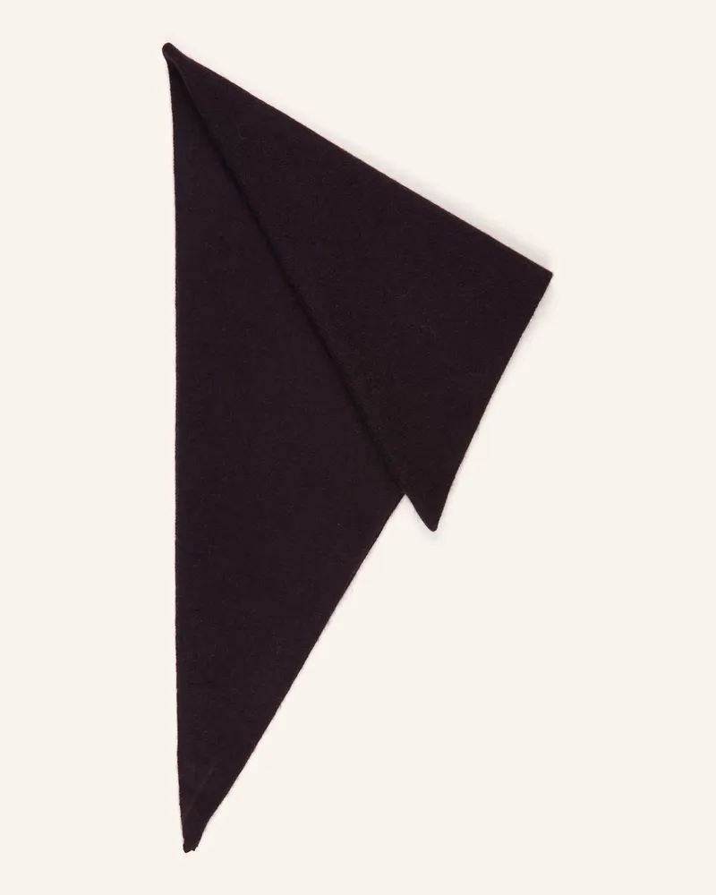 (THE MERCER) N.Y. Dreieckstuch Aus Cashmere lila Dunkellila