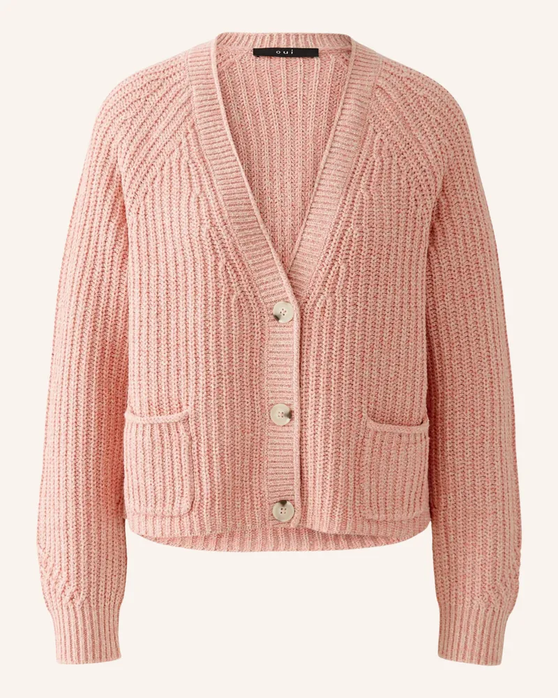 Oui  Strickjacke LAFONYA Rosa