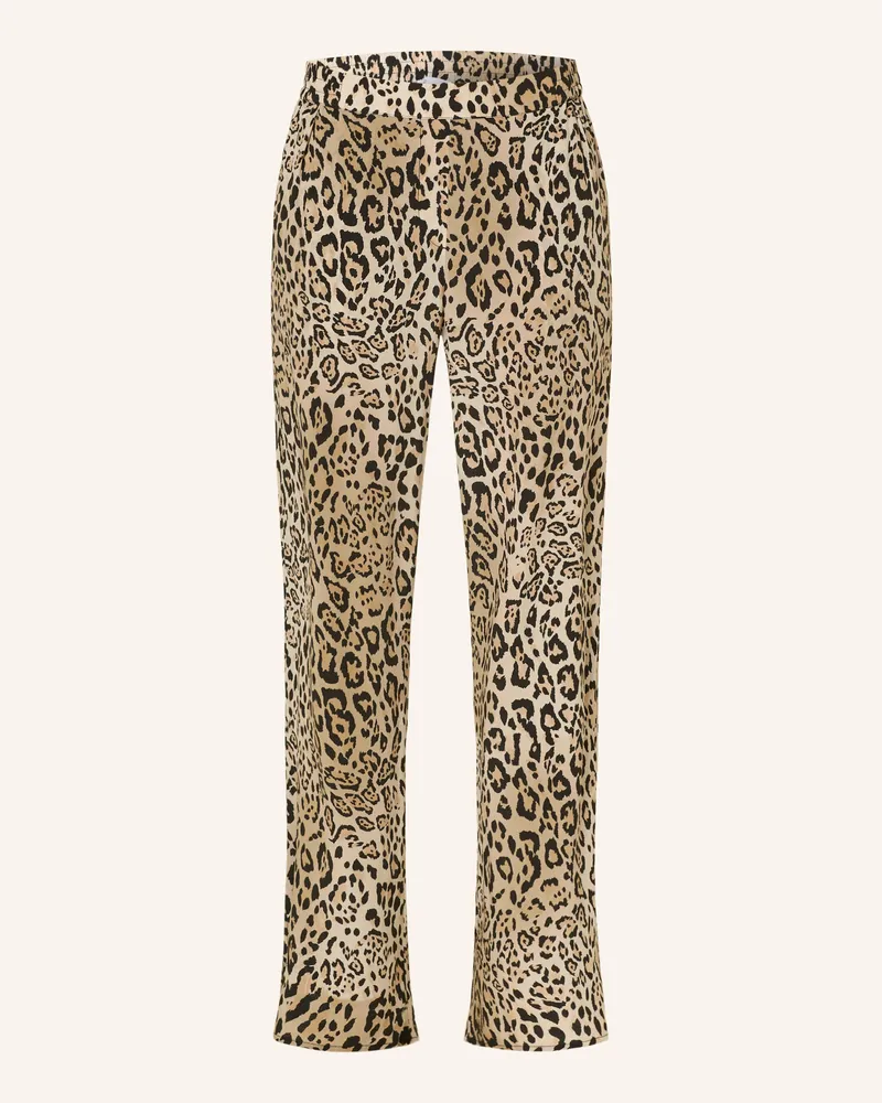 Princess goes Hollywood Marlenehose aus Seide Beige