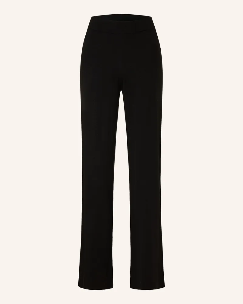 ALLUDE Strickhose mit Cashmere Schwarz