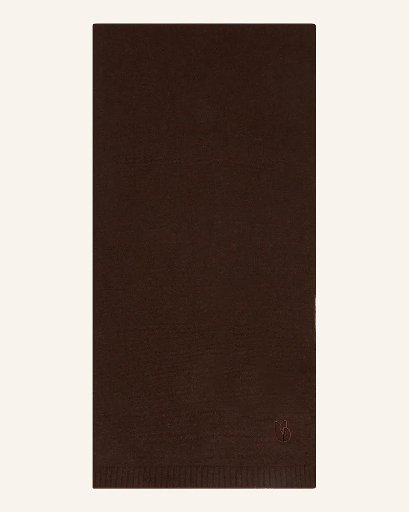 ba&sh Cashmere-Schal COMIE Dunkelbraun