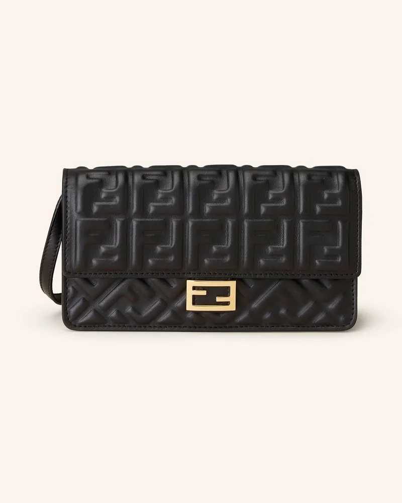 Fendi Geldbörse Baguette Zum Umhängen schwarz Schwarz