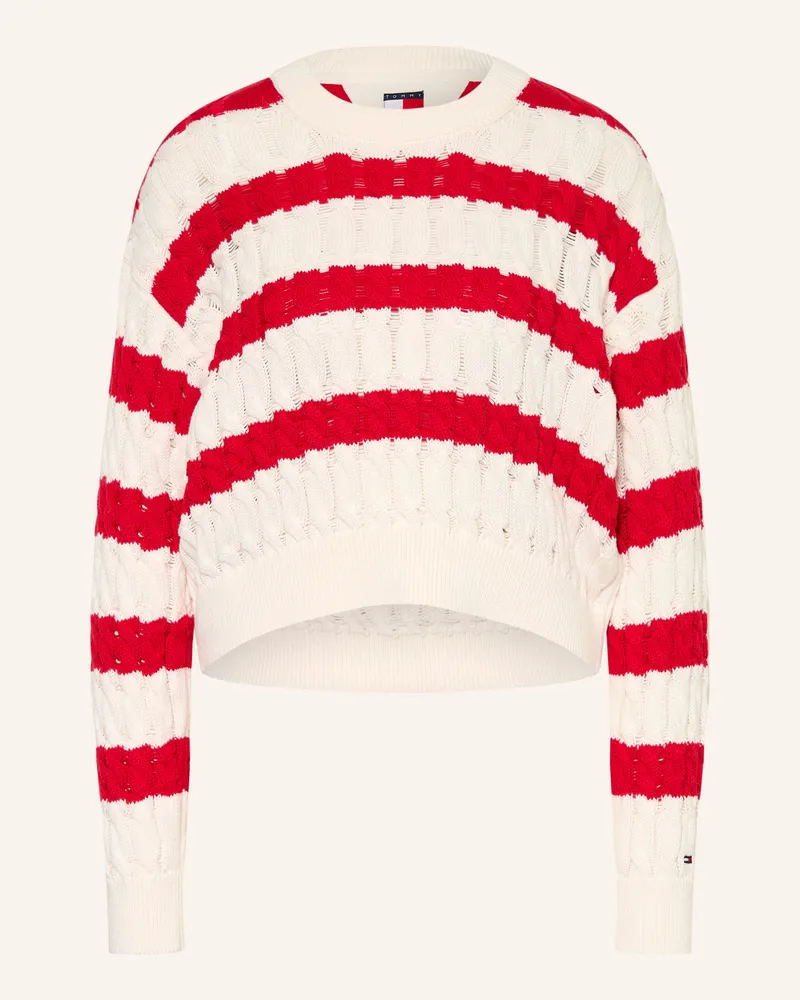 Tommy Hilfiger Pullover rot Weiss