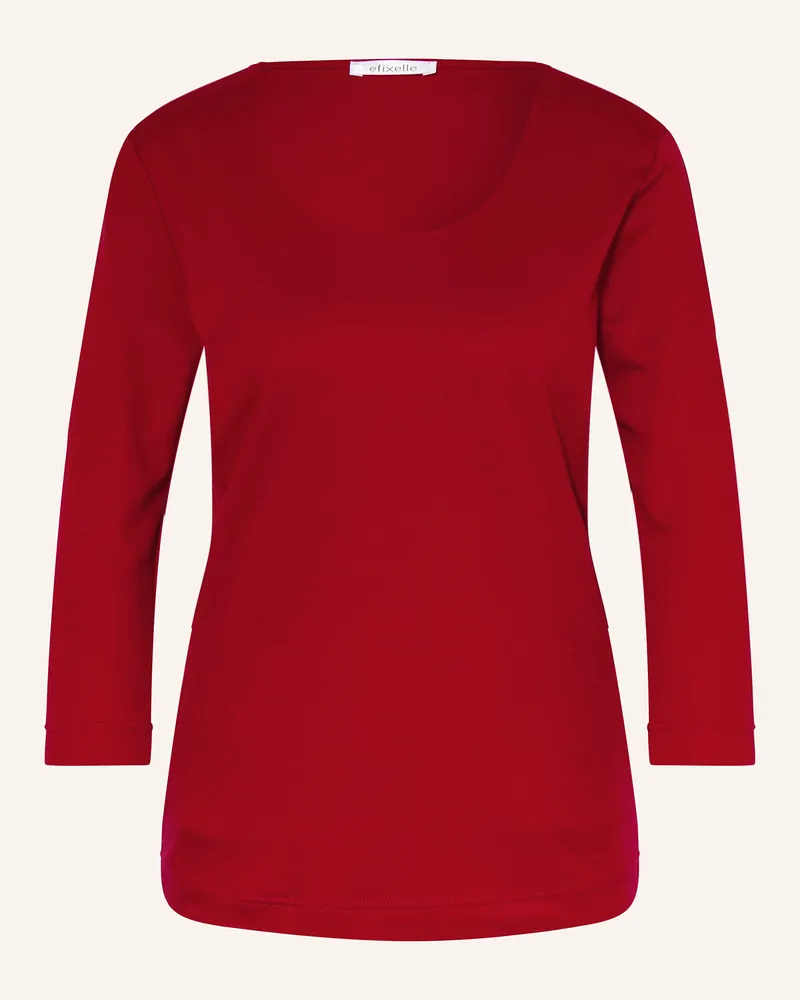 Efixelle Shirt mit 3/4-Arm Rot
