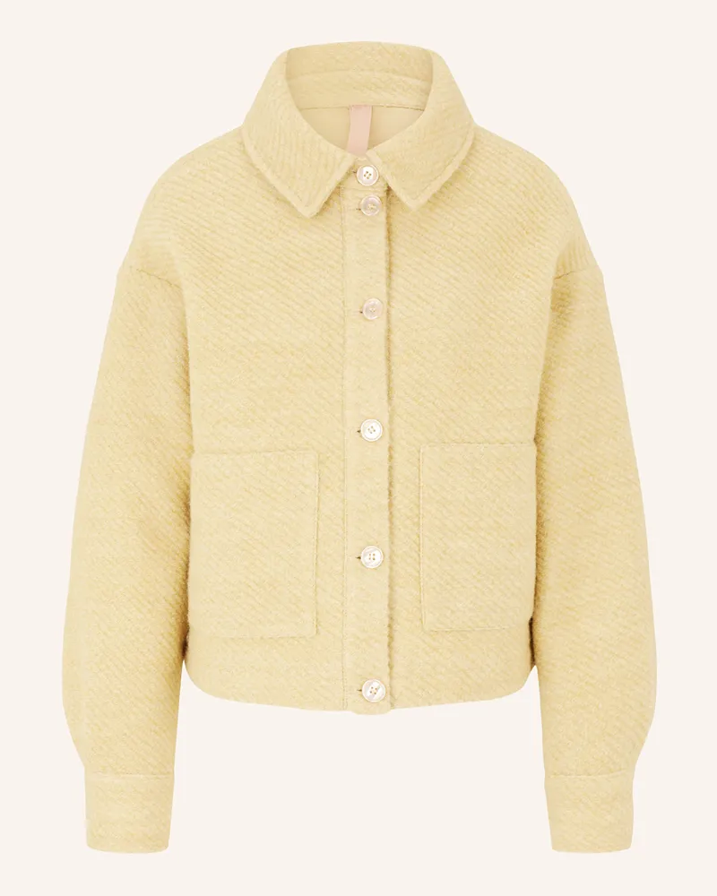 Cartoon Kastenjacke Hellgelb