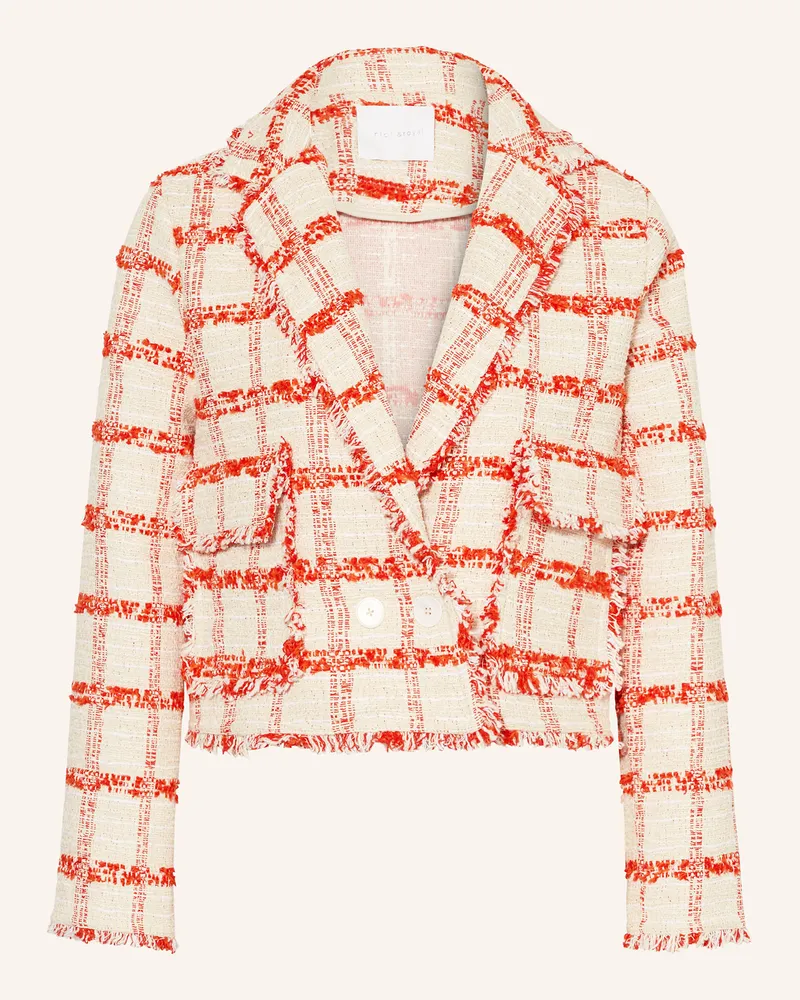 Rich&Royal Bouclé-Blazer Creme