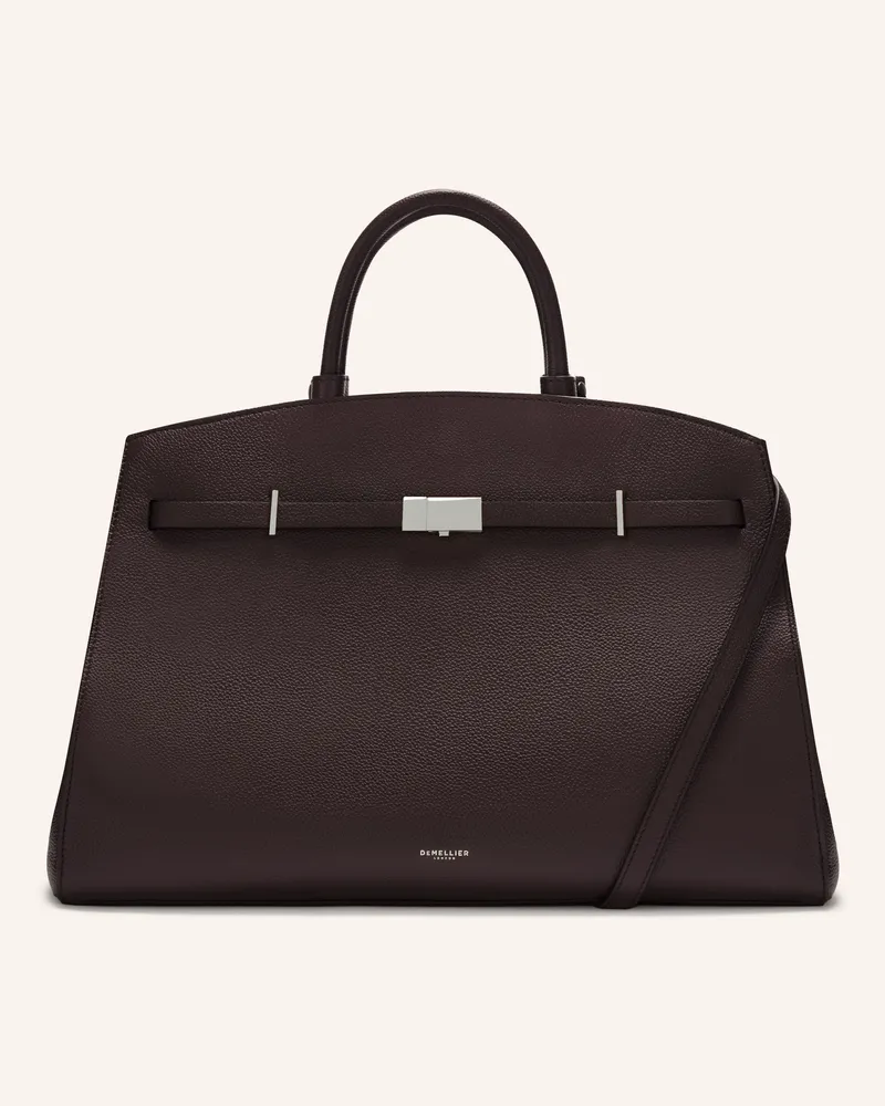 DeMELLIER Handtasche The Hudson rot Dunkelbraun