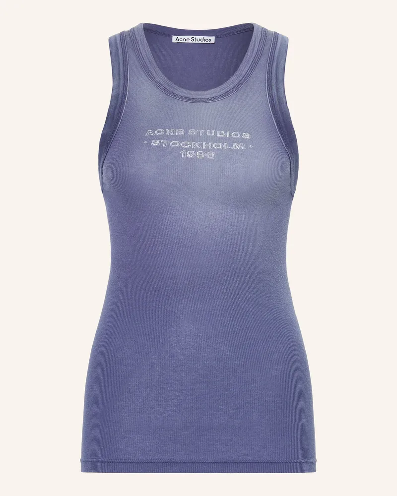 Acne Studios Top blau Blau