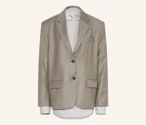 Oversized-Blazer grau