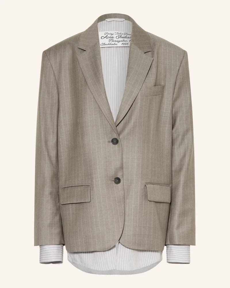 Acne Studios Oversized-Blazer grau Grau