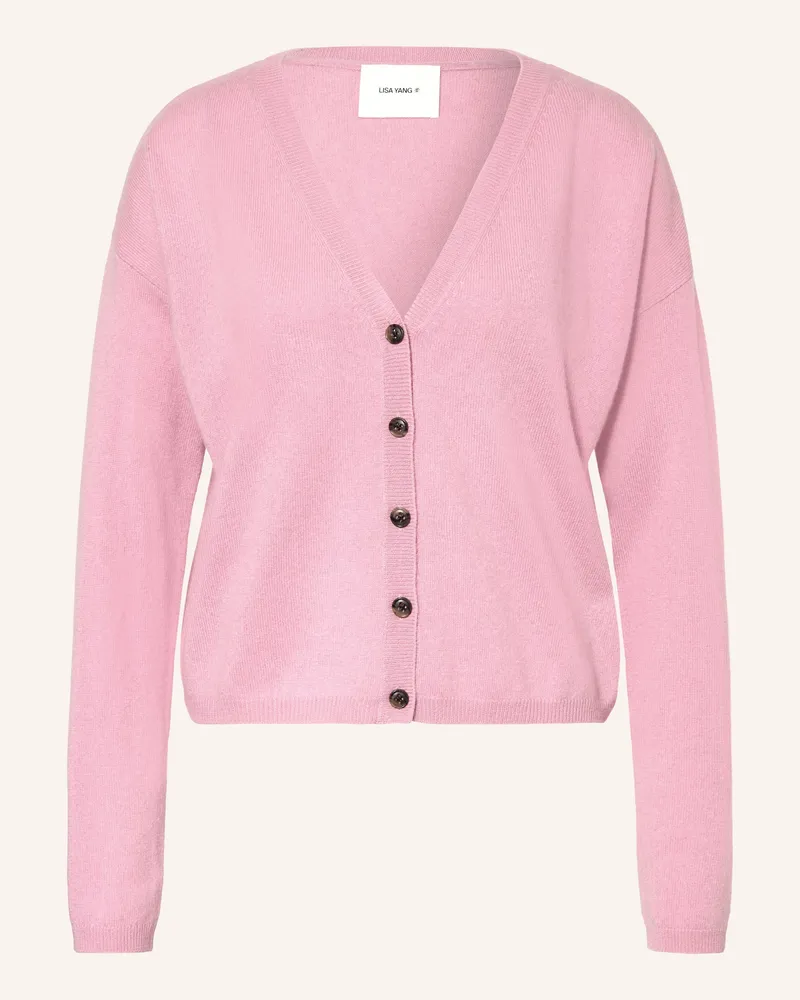 Lisa Yang Strickjacke Abby Aus Cashmere rosa Rosa