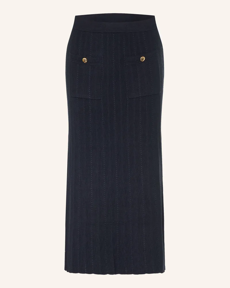Maje Strickrock blau Dunkelblau