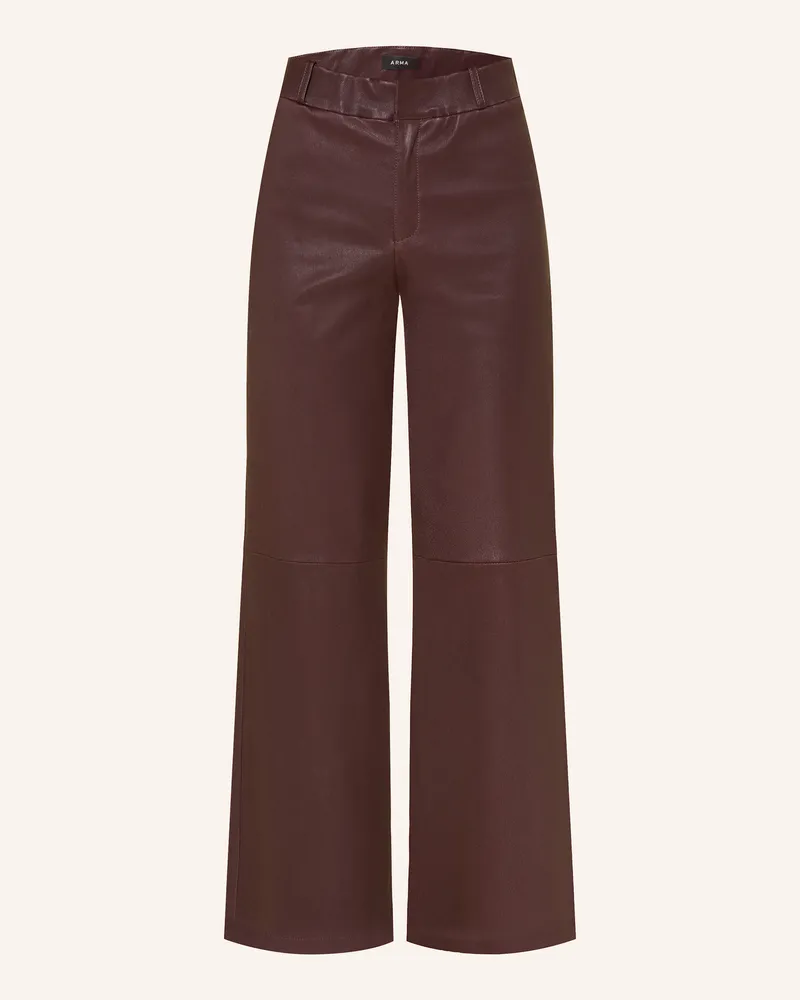 Arma Lederhose MARINA Dunkelbraun