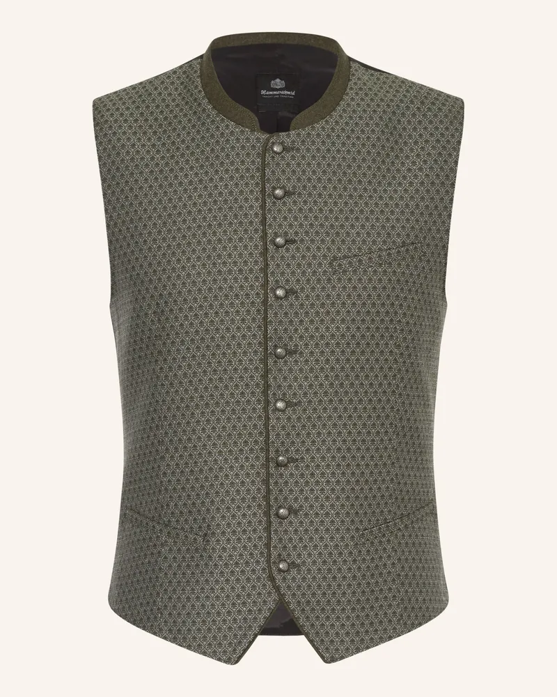 Hammerschmid Trachtenweste PETER Slim Fit Grün