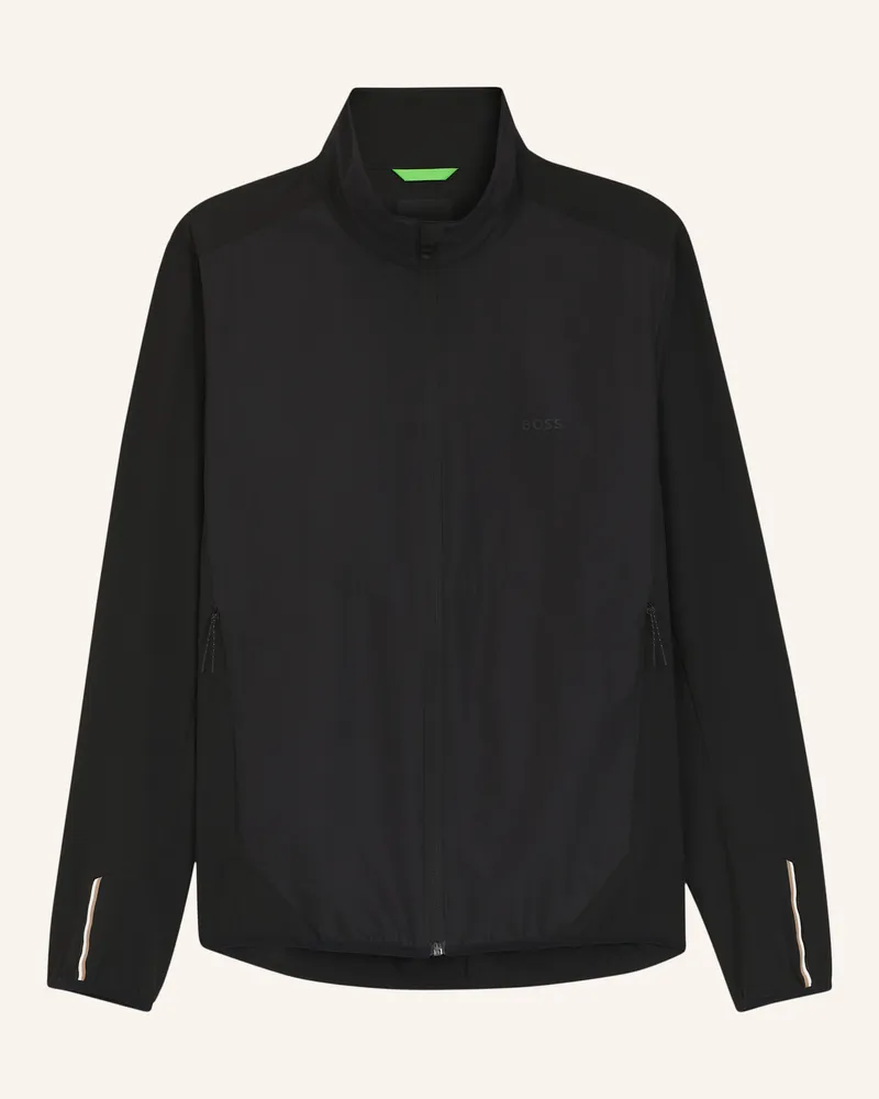 HUGO BOSS Casual Jacke OW_GOC BIRDIE Regular Fit Schwarz