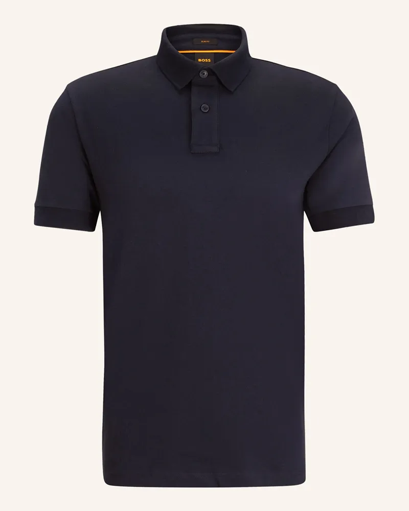 HUGO BOSS Jersey-Poloshirt Passenger blau Dunkelblau