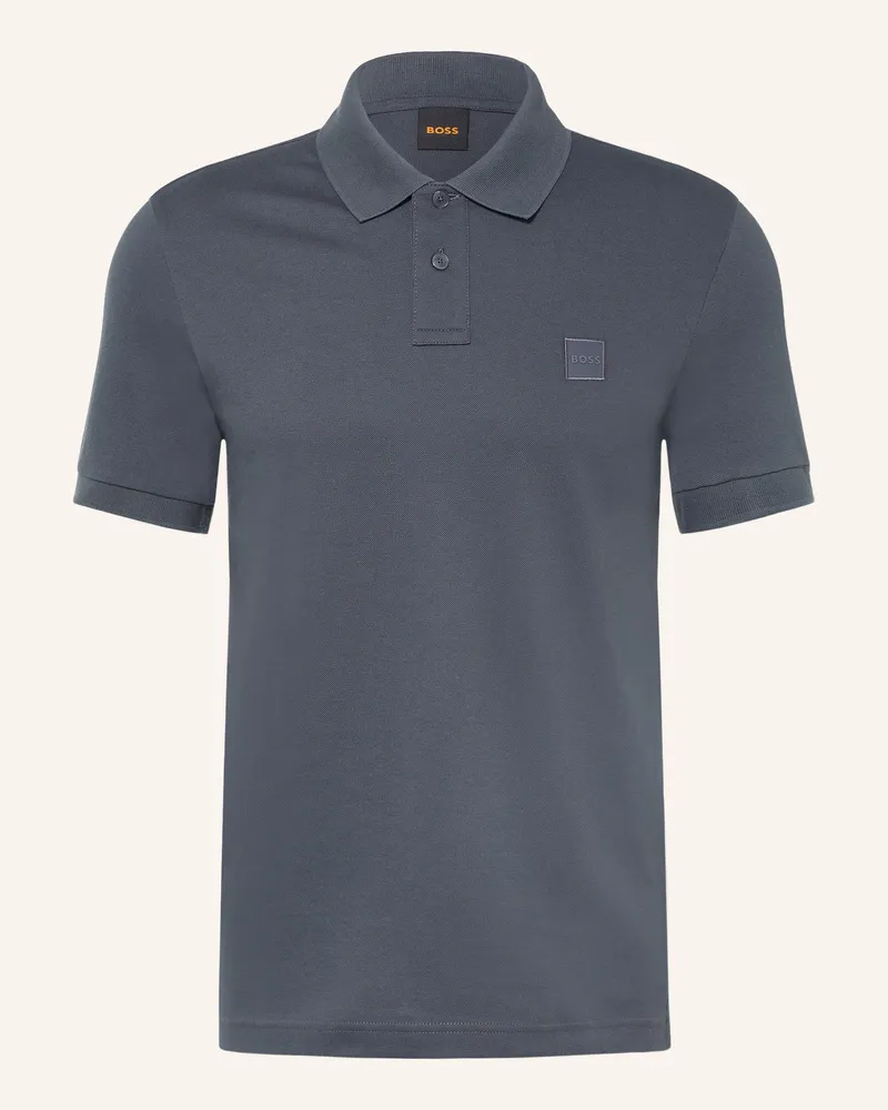 HUGO BOSS Jersey-Poloshirt Passenger blau Dunkelblau