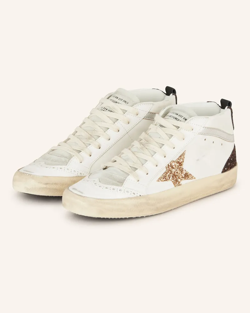 Golden Goose Hightop-Sneaker MID STAR Weiss