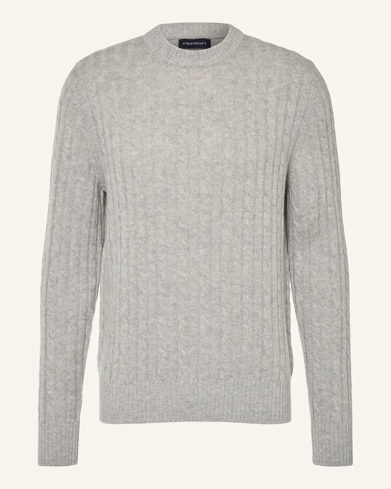 Strokesman's Strokesman Pullover grau Hellgrau