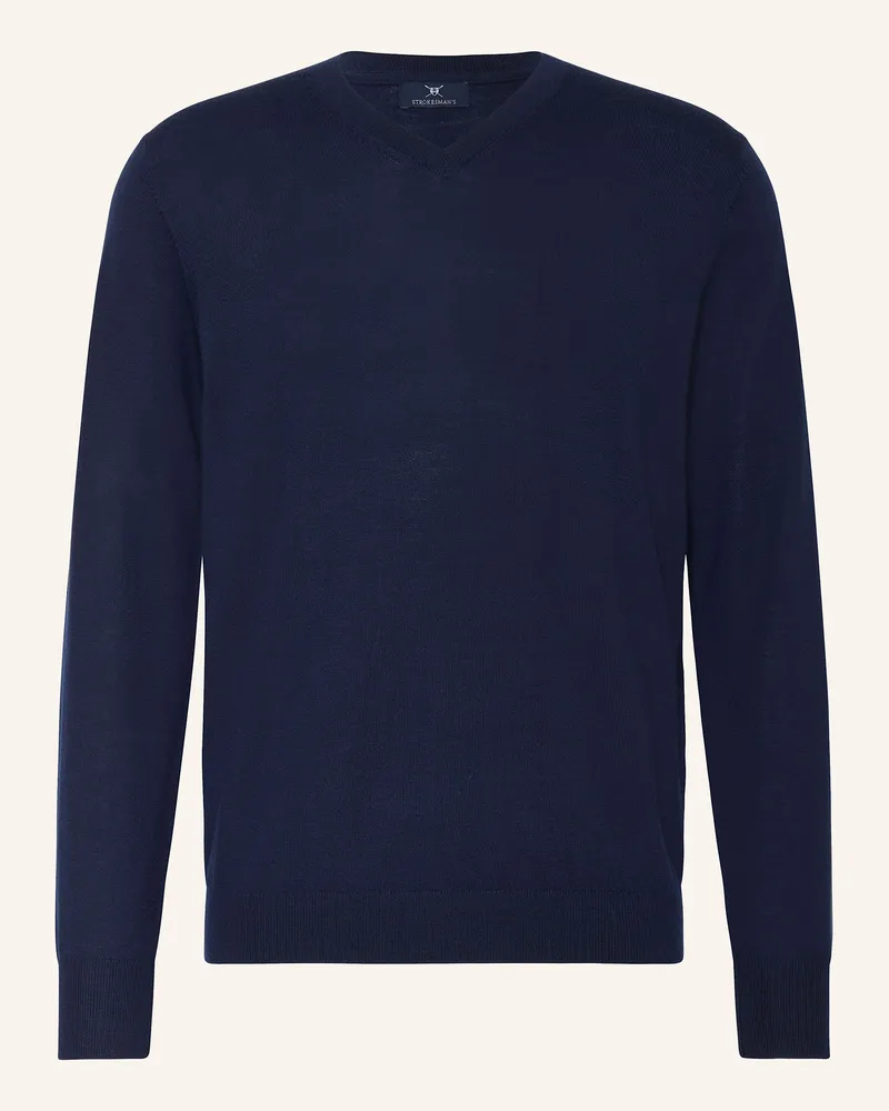 Strokesman's Pullover blau Dunkelblau