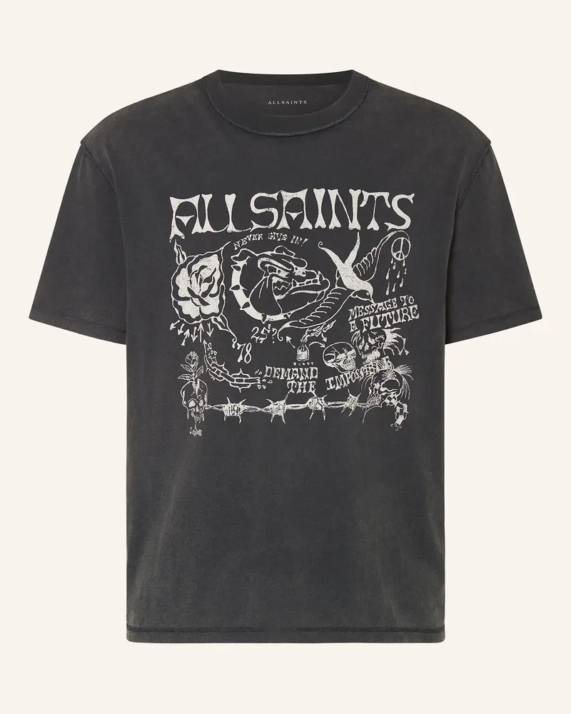 AllSaints T-Shirt CHINGFORD Dunkelgrau