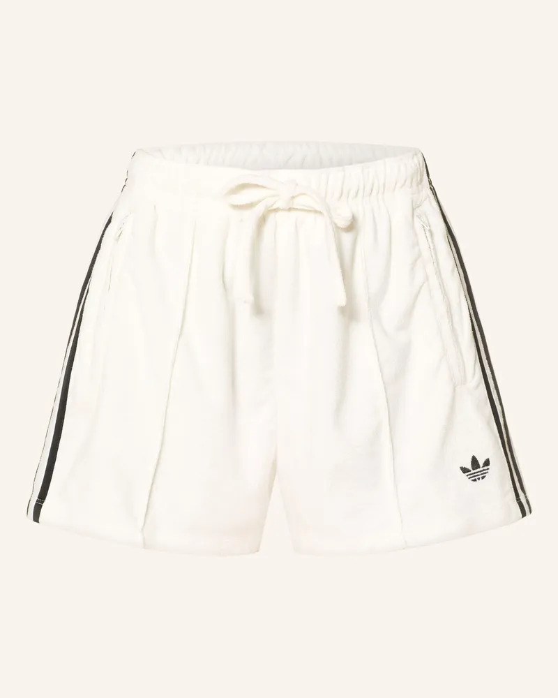 adidas Frotteeshorts Terry Towel Firebird weiss Creme