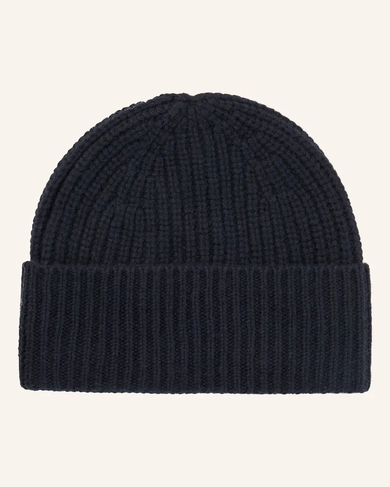 windsor. Cashmere-Mütze blau Dunkelblau