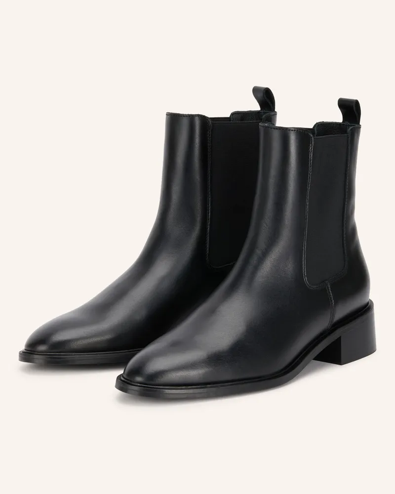 Mrs & HUGS Chelsea-Boots schwarz Schwarz