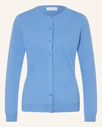 Darling Harbour Srickjacke aus Cashmere Blau