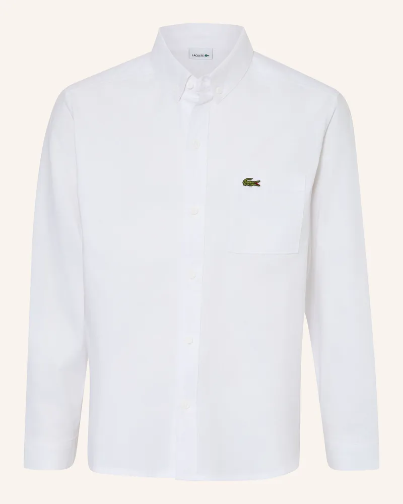 Lacoste Hemd weiss Weiss