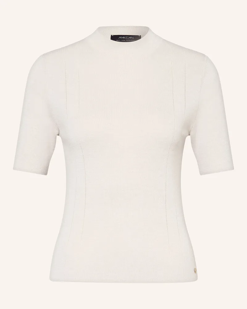 Marc Cain Pullover Mit Glitzergarn weiss 112