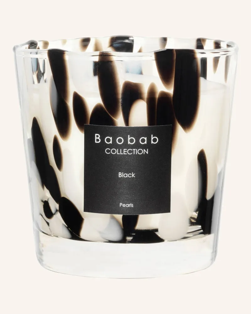 Baobab Collection Duftkerze Aurum weiss Schwarz