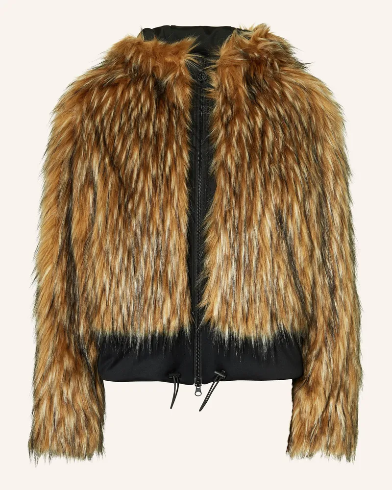 Sportalm Kunstfell-Jacke Hellbraun