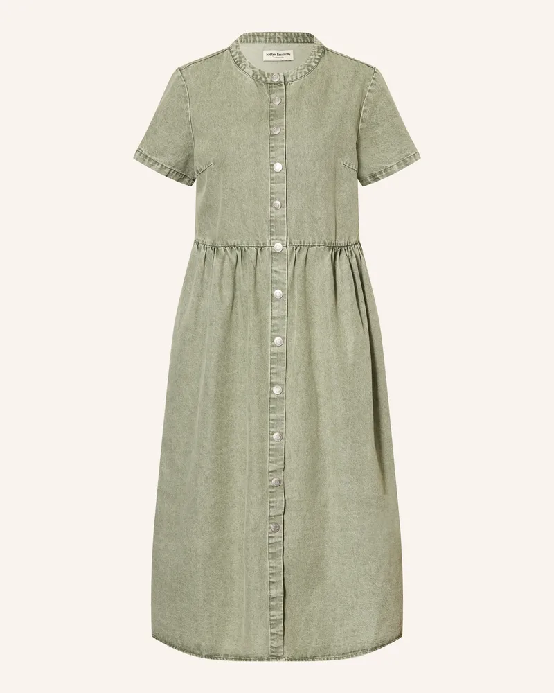 Lollys Laundry Kleid ALIYALL in Jeansoptik Hellgrün
