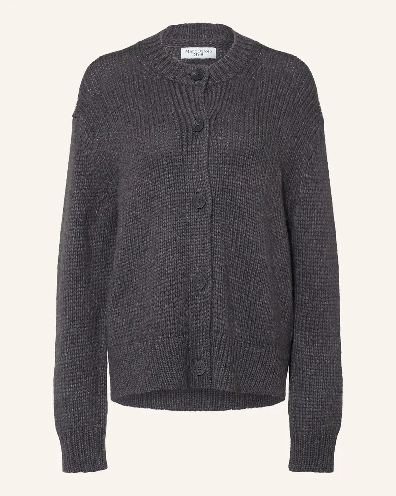 Marc O'Polo Strickjacke grau Dunkelgrau