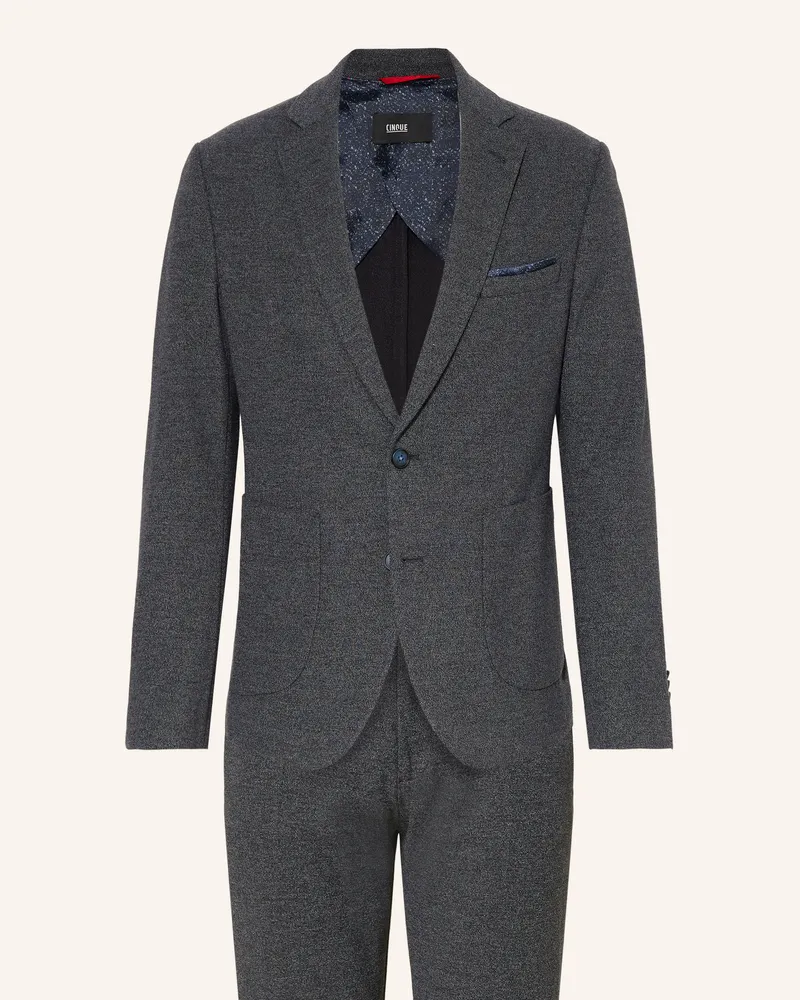 cinque Jerseyanzug Cidue Extra Slim Fit blau Dunkelblau