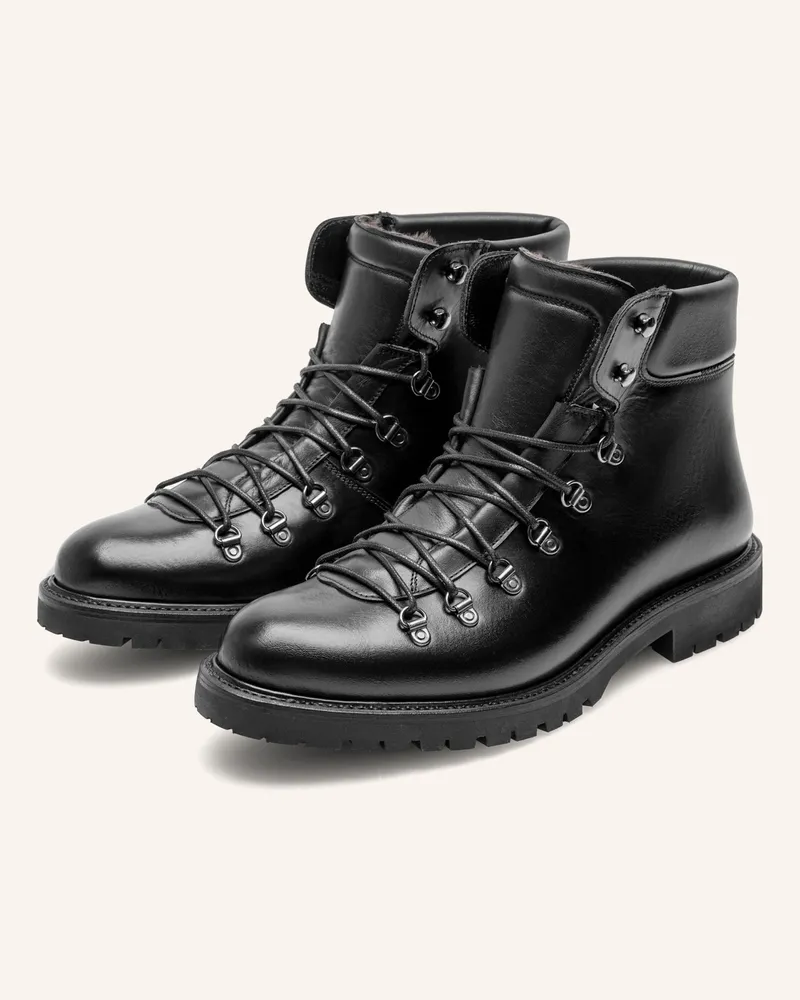 Henry Stevens Schnürboots Barkley hb3 schwarz Schwarz