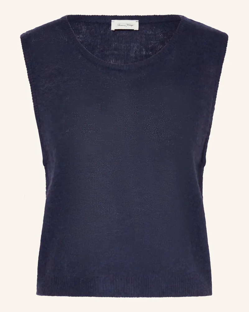 American Vintage Stricktop DUMY Dunkelblau