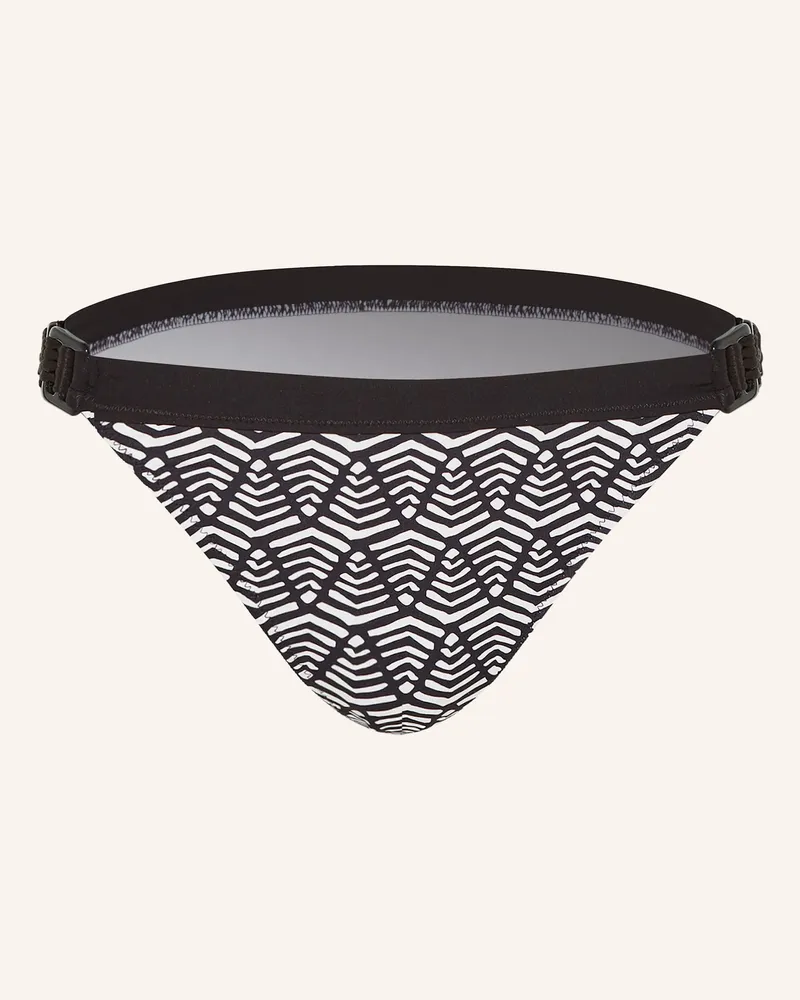 Lidea Basic-Bikini-Hose Dashed Pulse schwarz Weiss