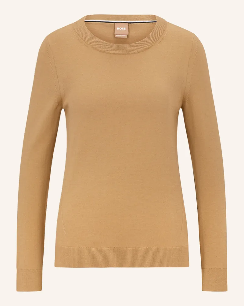 HUGO BOSS Pullover FEGANASI Camel
