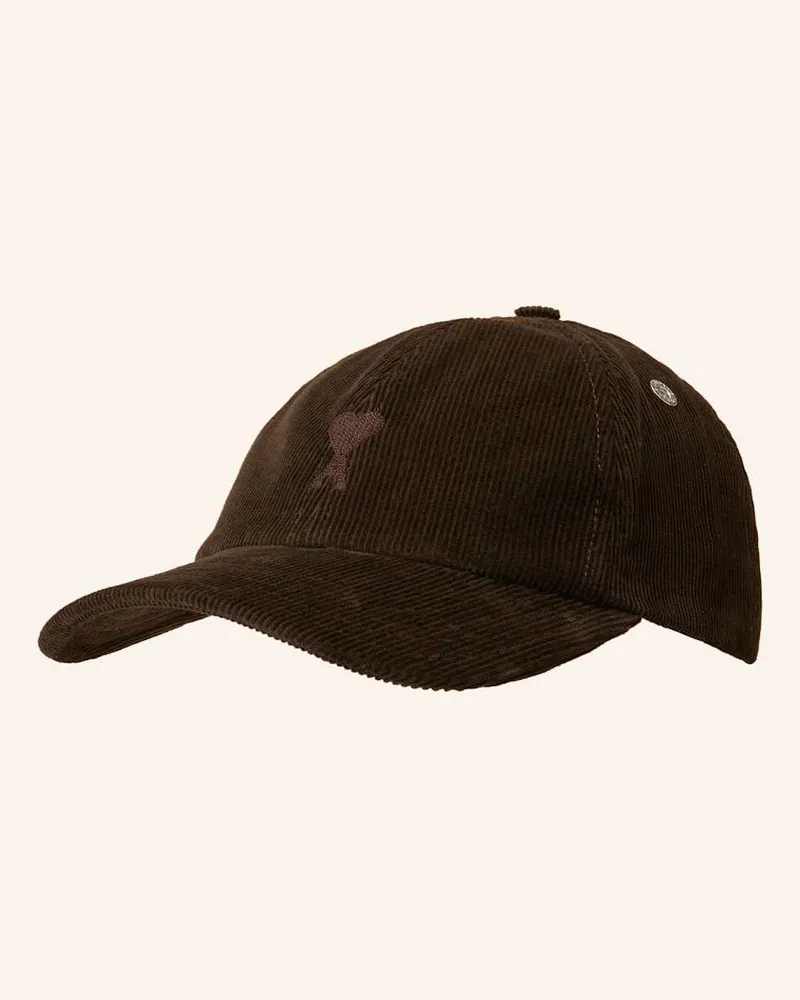 AMI Paris Cord-Cap Braun