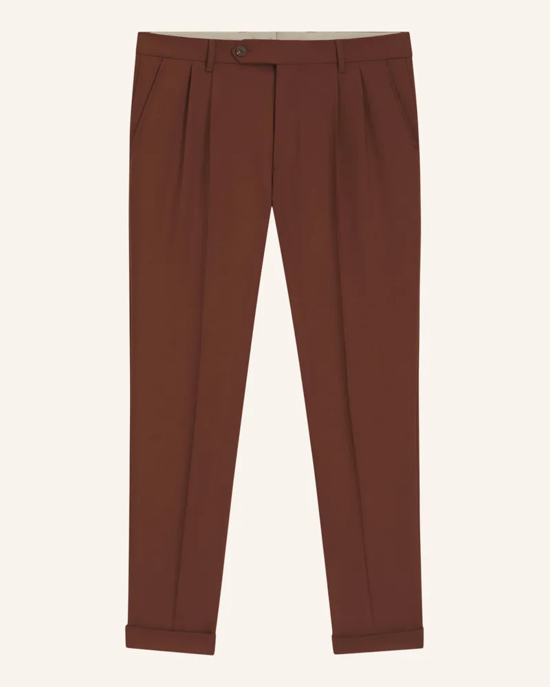 HUGO BOSS Business Hose C-PERIN-DPL-TU-253 Tapered Fit Braun