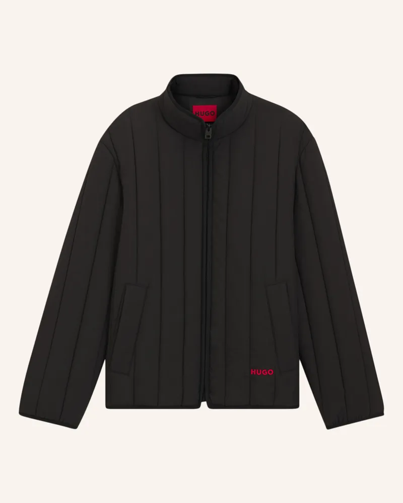 HUGO BOSS Casual Jacke BRENOTO2611 Regular Fit Schwarz