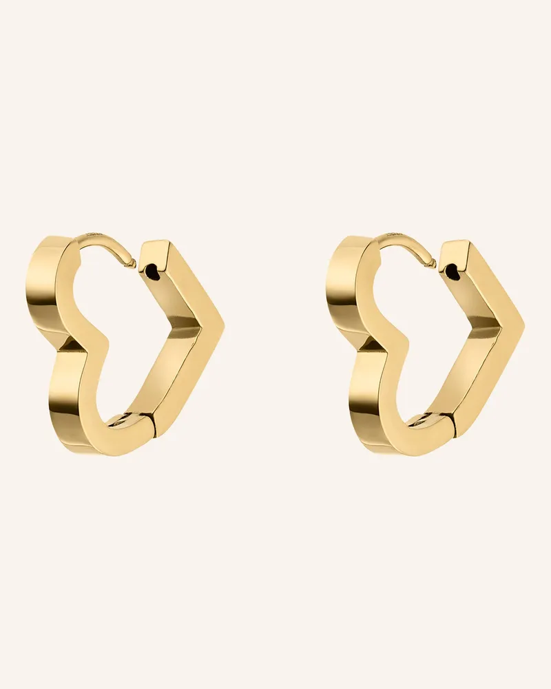 Copenhagen Creolen  Aus  Edelstahl gold Gold