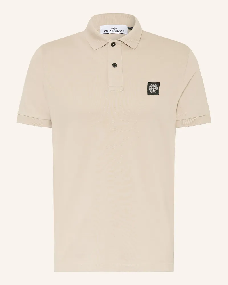 Stone Island Piqué-Poloshirt Beige