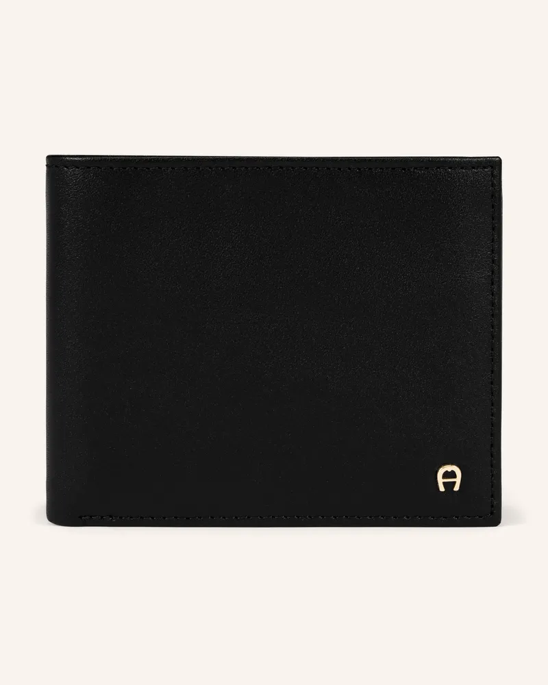 Aigner Geldbörse Basics schwarz Schwarz